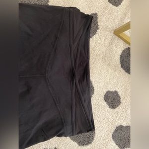 Specialty Lulu align leggings w/ feet holes and crisscross waist